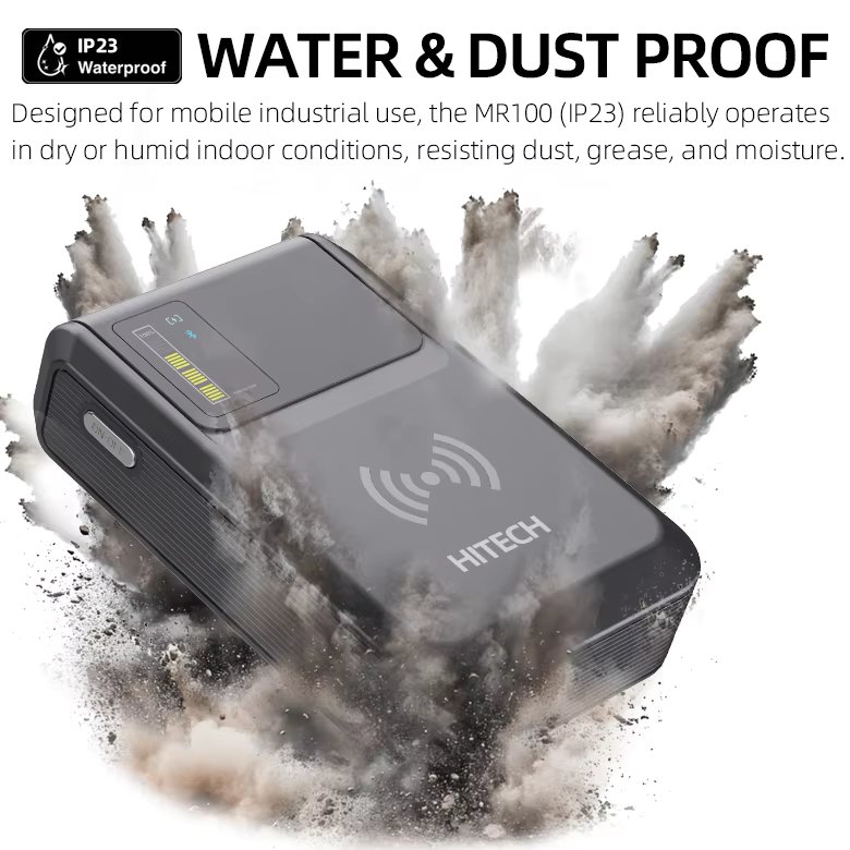 Long Range 33dBi Handheld Portable UHF RFID Reader for Android IOS - Bluetooth Access Control Card Reader